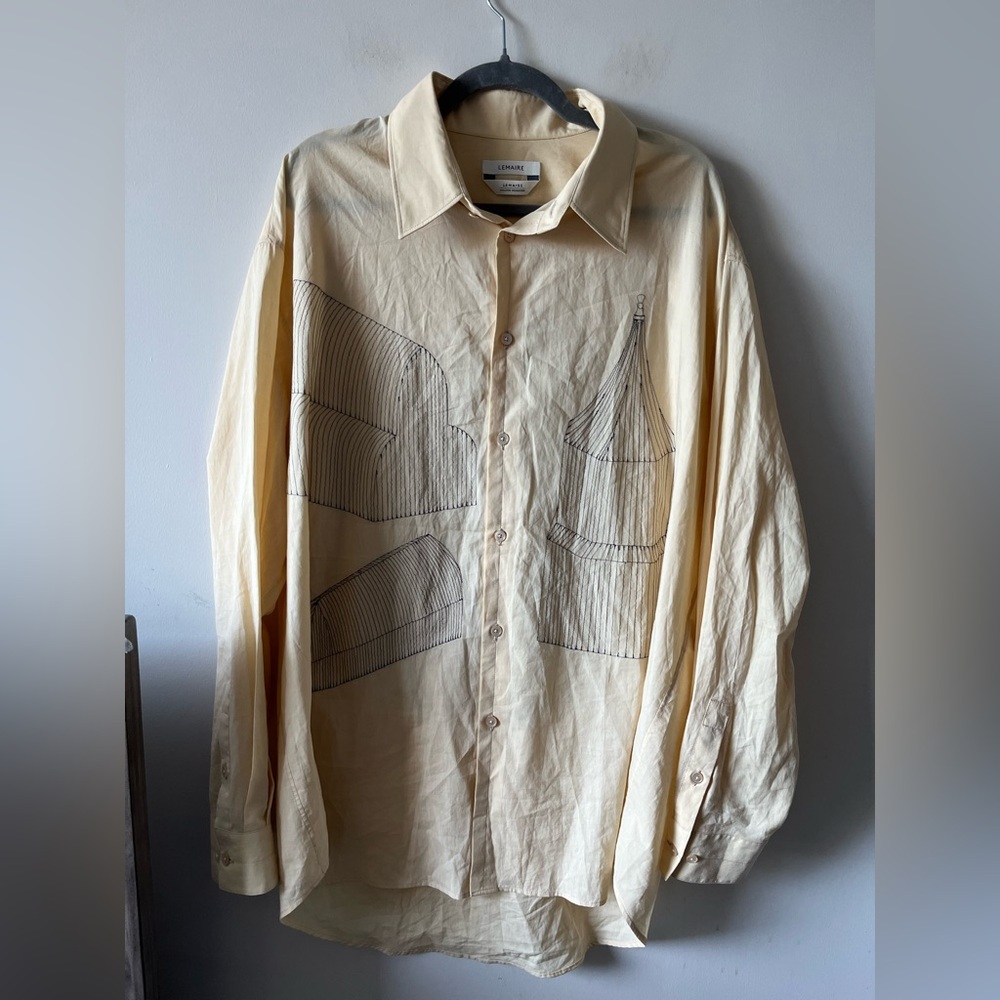 Lemaire x Philippe Weisbecker Relaxed Shirt - Large - Picture 3 of 16